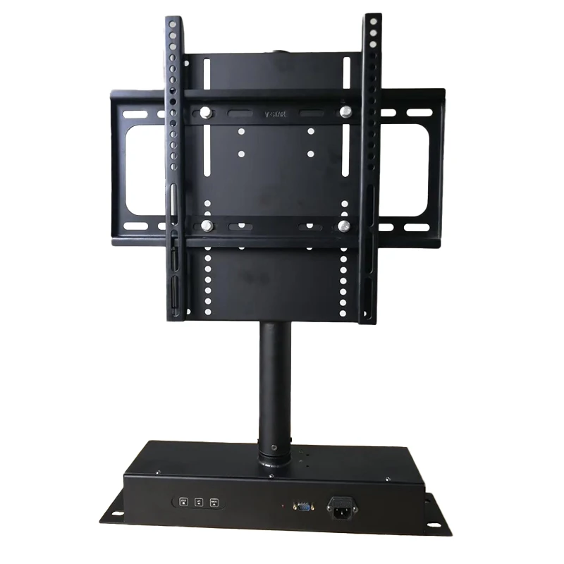 STLF 360 Degree Motorized Rotation TV LCD Screen Mobile Stand for Home Office Cabinet /Remote Control Swivel TV Stand