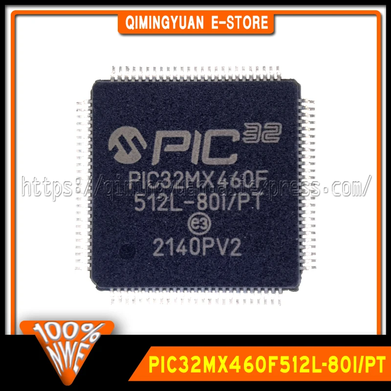 

1 ~ 20 шт./лот PIC32MX460F512L-80I/PT QFP100 32-битный микроконтроллер (MCU) PIC32MX460F 512L-80I/PT 100% новый оригинальный в наличии