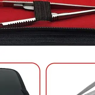 

Castroviejo Needle Holder Scissors Forceps 3 Piece Dental Kit 18cm for Orthodontic Implant and Oral Surgery Instruments