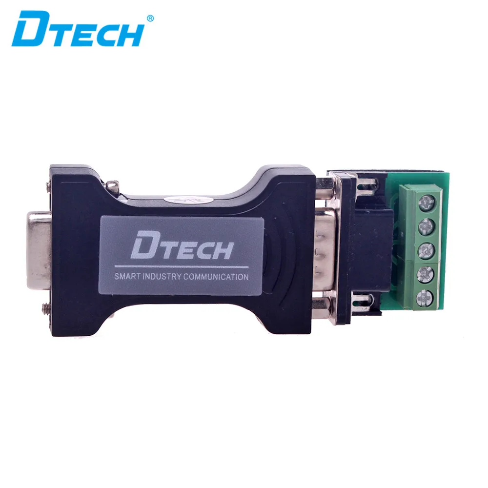 

Dtech OEM преобразователь RS232 в RS485/RS422 DB9 Pin 1200M 115,2Kbps Plug and Play адаптер RS232 в RS485 для компьютерного монитора