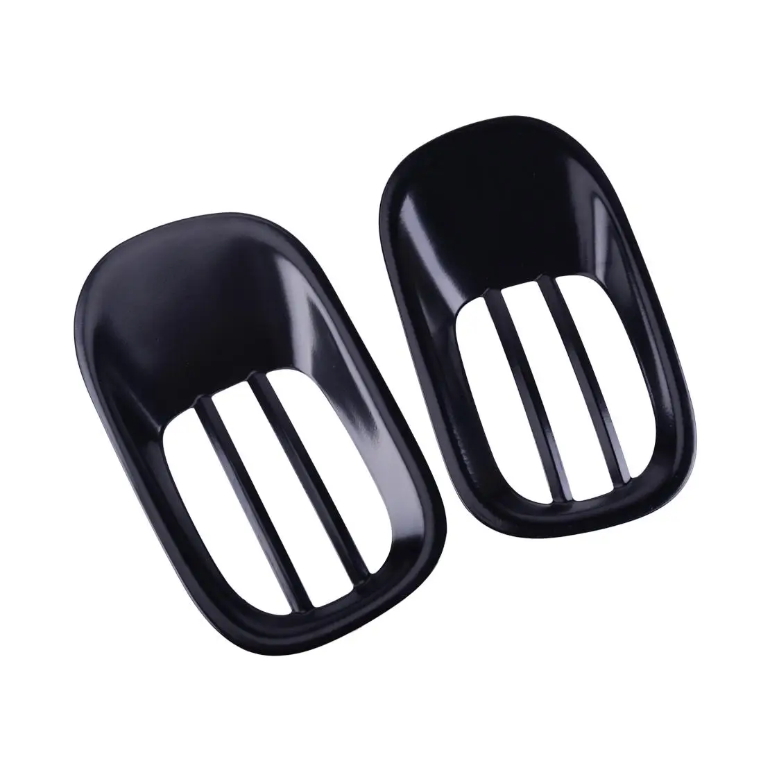 

2 шт. черный металлический задний противотуманный фонарь, накладка на капот, защитная крышка, подходит для Jeep Renegade 2015 2016 2017