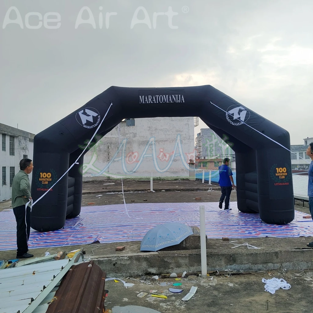 6m W x 3.6m H Free Standing Outdoor Advertising Inflatable Frame Arch For Store Entrance And Sport Event