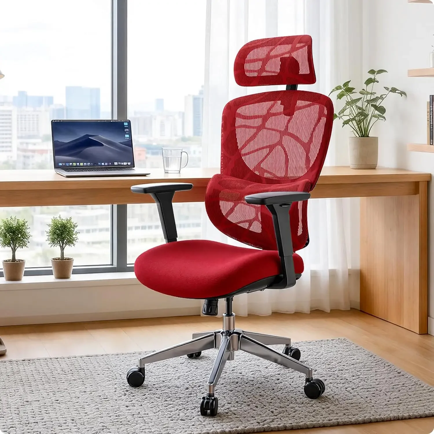 Jacia House Ergonomic Office Chair with Lumbar Support 4D Arms Sliding Seat