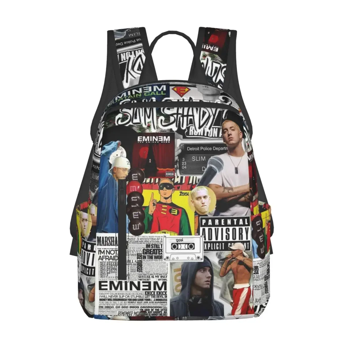

Rapper Rap God Eminem Backpack Daypack Large Capacity Boys Girls BookBag School Bag Shoulder Bags for Men Women