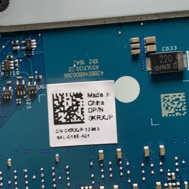 

CN-0KRXJP 0KRXJP KRXJP With SR2FQ I7-6700HQ CPU N17E-G1-A1 BAP00 LA-D581P For Dell 13 R3 Laptop Motherboard 100%Full Tested Good
