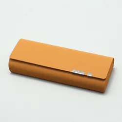 Retro Fashion Handmade Leather Hard Shell Glasses Case Rectangular Anti-Stress Storage Box