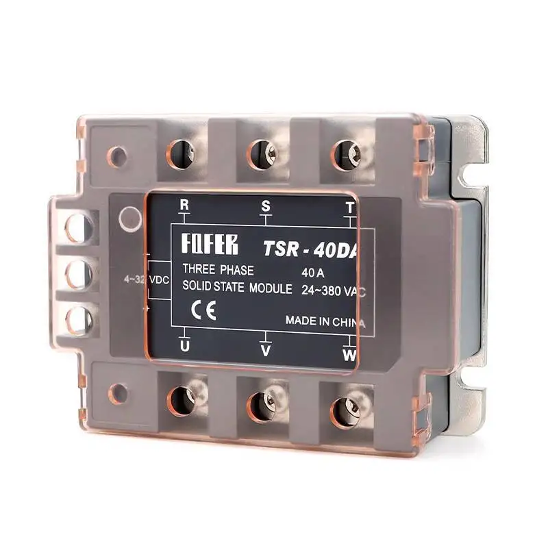 Three-phase Solid State Relay 380V TSR-100DA 80DA 75DA 60DA 40DA 25DA 10DA DC control AC