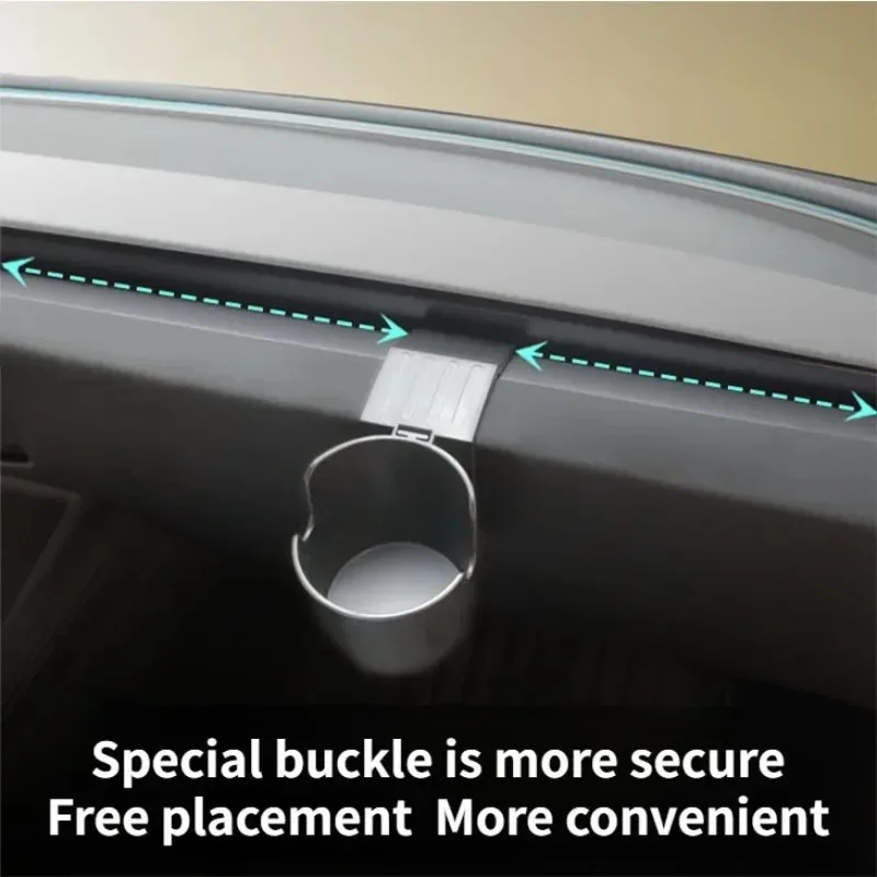 

Для Tesla Model 3+/Model Y Juniper 2025: Держатель для стаканов на приборную панель, органайзер для хранения, левый, автомобильные аксессуары