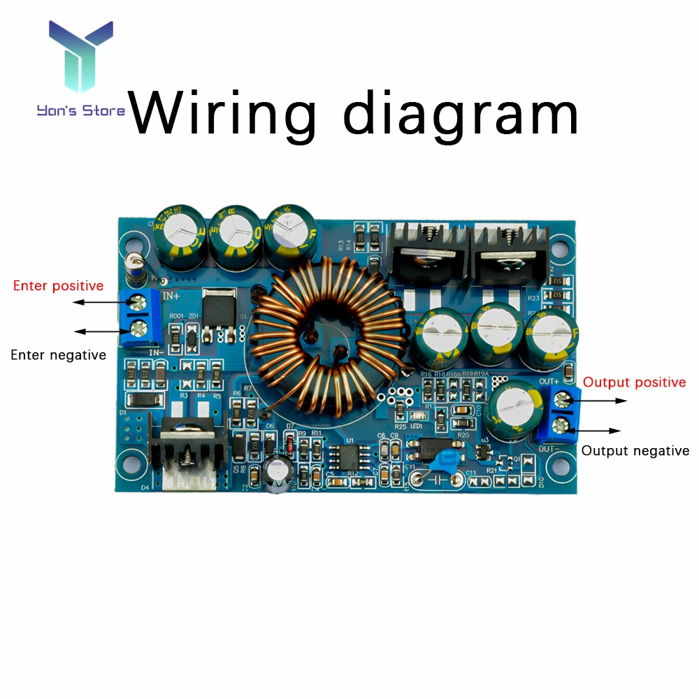 DC-DC Isolated Step-down Constant Voltage Power Supply Module 12V-90V to 9V 12V 19V 24V 4A buck voltage converter power module