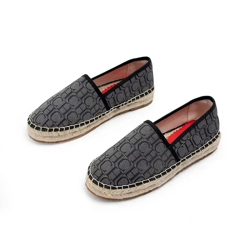

Women's Fisherman Shoes 2025 Premium Sense Letter Print High Quality Casual Shoes Fashion Outdoor Luxury Flat Women's Shoes