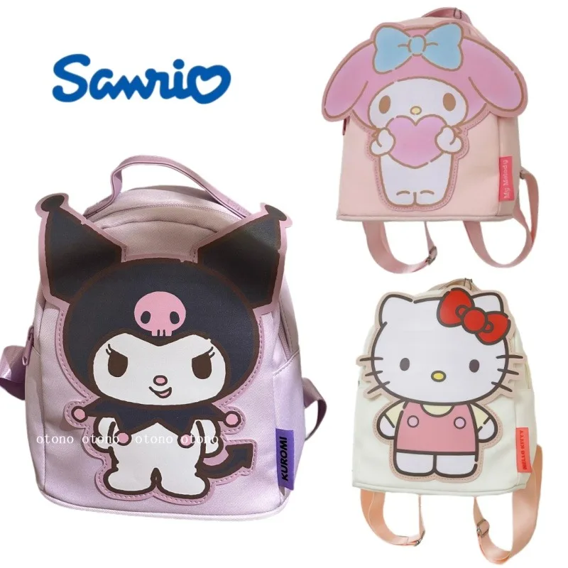 

Рюкзак Sanrio Kuromi, трехмерный рюкзак с героями мультфильмов, студенческая дорожная сумка для хранения, большая вместительная посылка, праздничные подарки для девочек