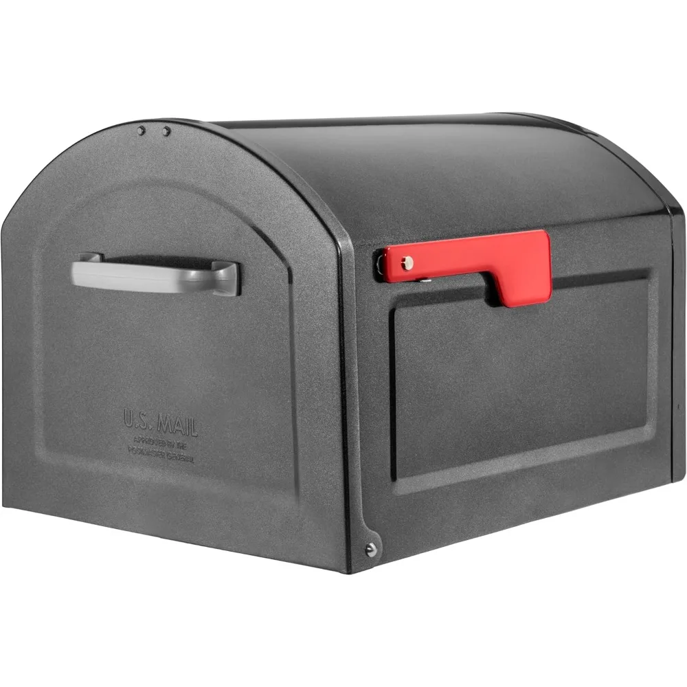 

950020P-10 Centennial Post Mount Mailbox, Extra Large, Pewter