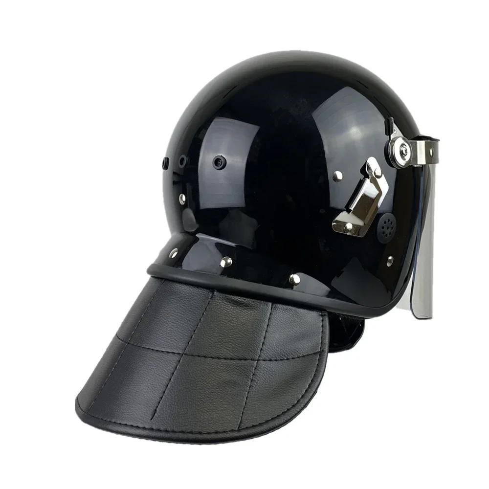 Full-Mask Riot Officer Helmet and Protective Visor German Style Self Defense Supplies Equipment