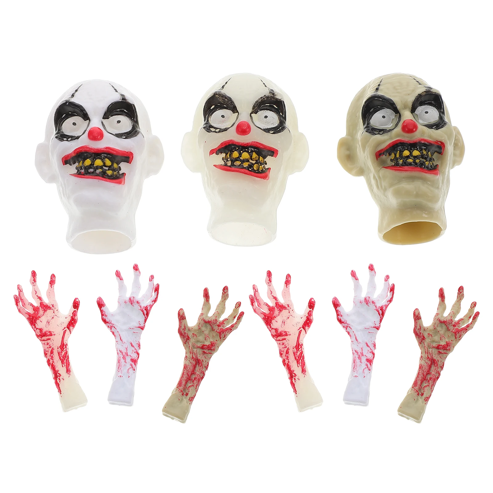 

Ghost Hand Head Fake Hands Creepy Prop Halloween Cosplay Decoration Body Part Parts Bloody