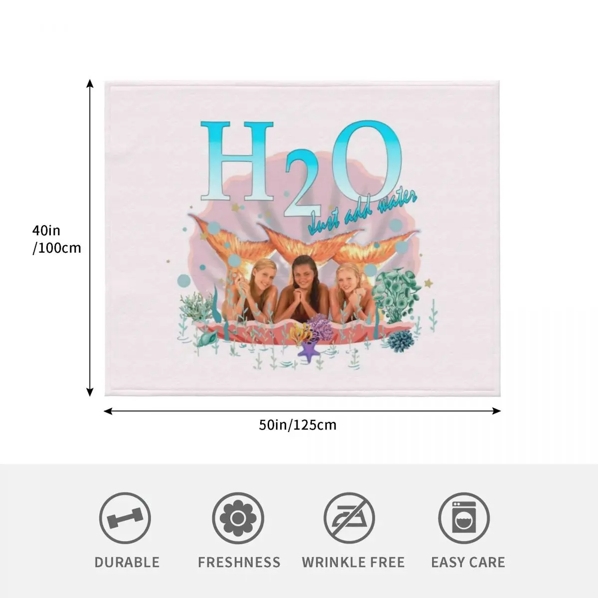 H2O رمي بطانية هدايا عيد الميلاد المصممين نزهة بطانيات أريكة #4