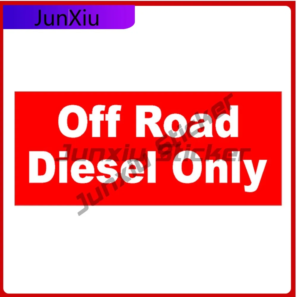 

Off Road Diesel Fuel Only Door Sticker Decal Truck Label Tank Vinyl Safety Motorcycle Stickers Viking Helmet Decals Accessories