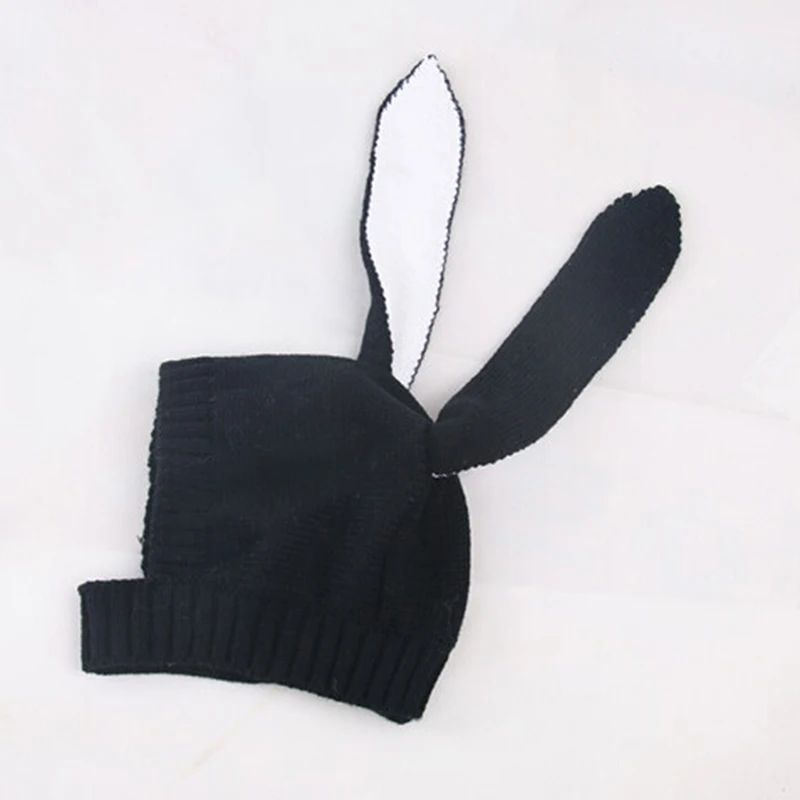 Autumn Winter Toddler Infant Knitted Kids Hat Adorable Rabbit Long Ear Hats Kid Bunny Beanie Cap Photo Props Creative Warm Caps