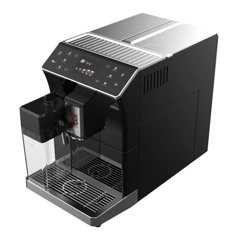 

Bulk Price Professional Home Smart Automatic Hot Milk Hot Water Cappuccino Espresso Coffee Machine With Touch Panel Milk Box