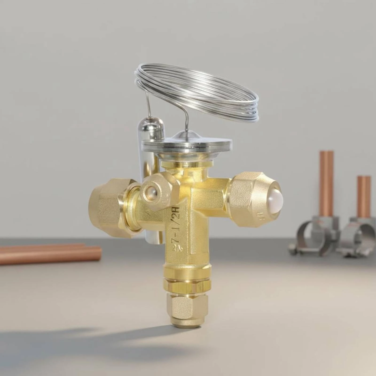 

External Equalizer Expansion Valve Precise Throttling Thermostatic Expansion Valve Hvac Part Compact Long-Lasting