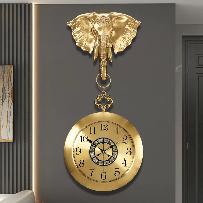 Elephant clock, atmospheric wall clock 3