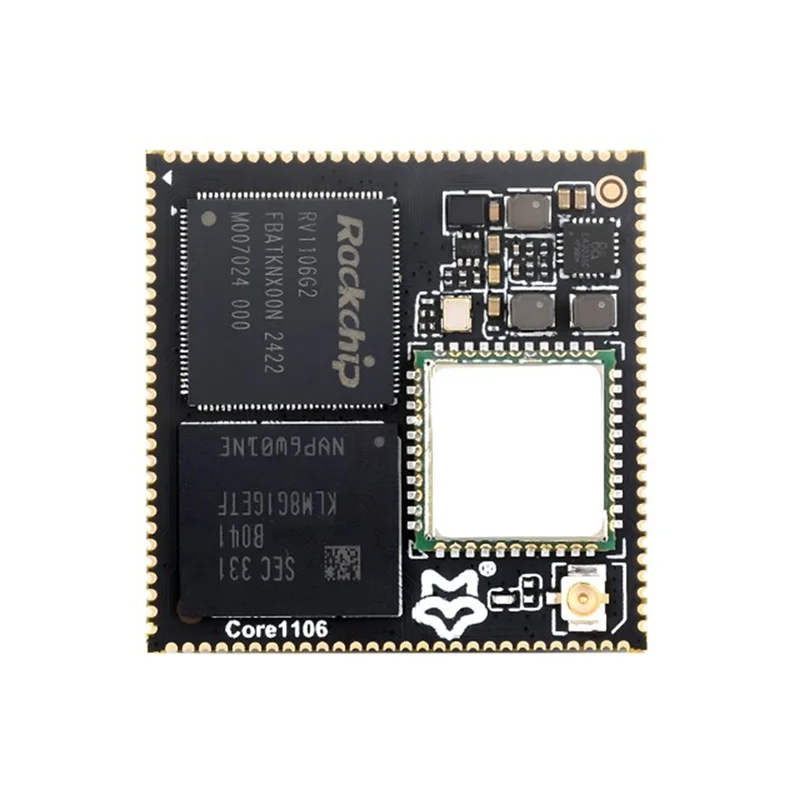 AF93-Luckfox Core1106 Development RV1106 Core Board 0.5TOPS حسابي 8G EMMC متكامل ARM Cortex-A7/RISC-V MCU/NPU/ISP