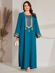 TOLEEN-Elegante vestido de noite em malha com decote em v feminino, Maxi Vestidos, Tamanhos Grandes, Manga Lanterna Estampada, Longo, Luxo, Festa, Verão, Novo, 2022