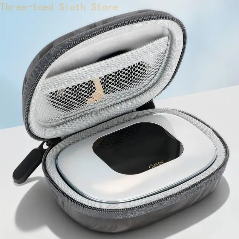 Modische, minimalistische Kopfhörertasche für Arc5-Hülle mit dicker Netzinnentasche aus Samt für optimale Pflege E74A – Detail 10