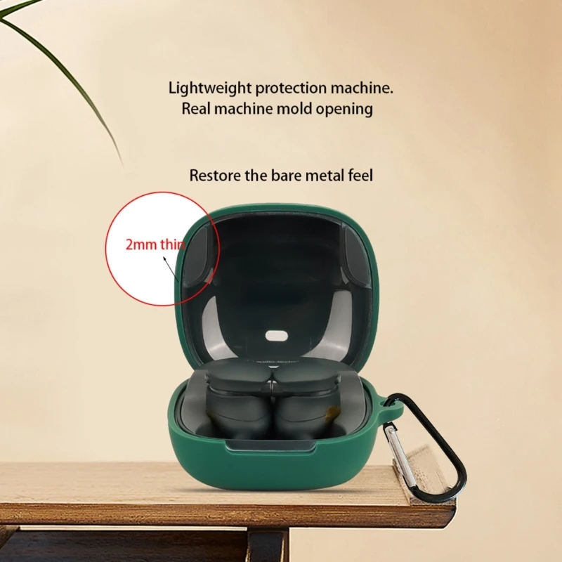 غطاء سماعة الأذن مقاوم للصدمات، حماية من الجلد ضد الخدش، غلاف قابل للغسل، منع الضرر مناسب لـ ATH-CKS50TW2