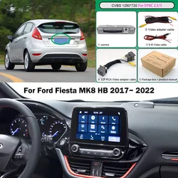 HD Car Reverse Camera 32P/54P Adapter Cable Harness For Ford Fiesta MK8 HB 2017 2018 2019 2020 2021 2022 APIM Module SYNC 2.5/3