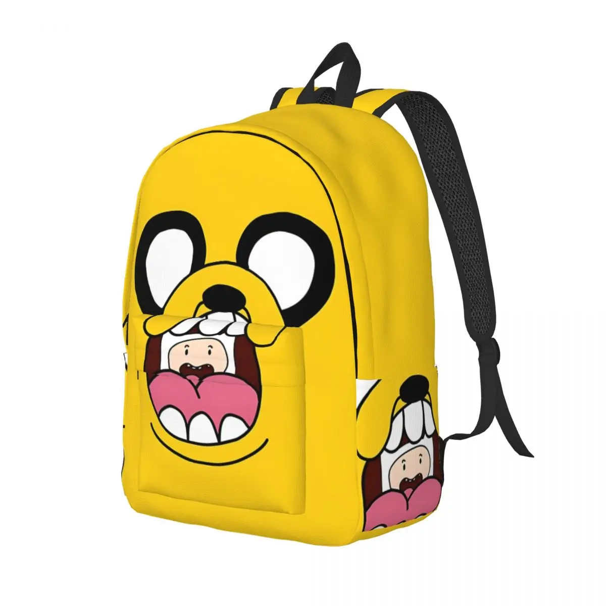 Finn The Human And Jake Backpack for Preschool Kindergarten School Student Adventures Book Bags Boy Girl Kids Daypack Durable