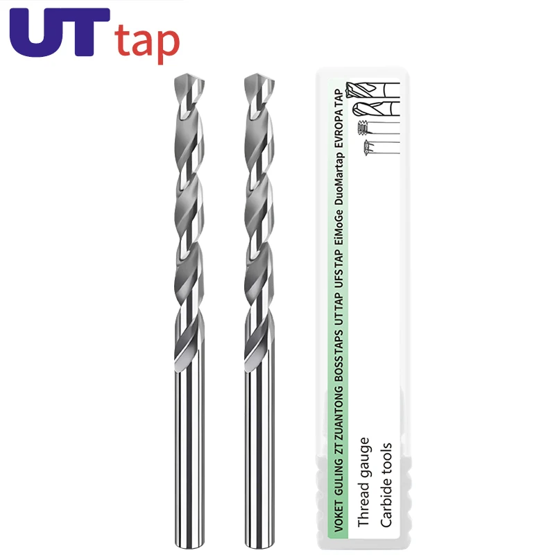 UT TAP 10pcs HSS 4241 Drill Bit 1.6mm~7.0mm 160MMLong Suitable for A3 Steel Aluminum Copper Plastic Wood Multifunctional Tool