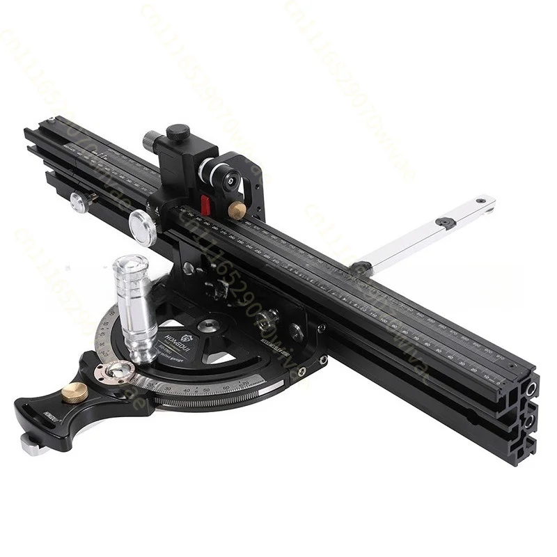 Woodworking table worktable scale push table saw support limit ruler modified push table DIY auxiliary tools Hongpair