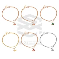ligera de lujo S925 pulsera de circón en forma de abanico fiesta joyería versátil conjunto con caja de regalo para el lugar de