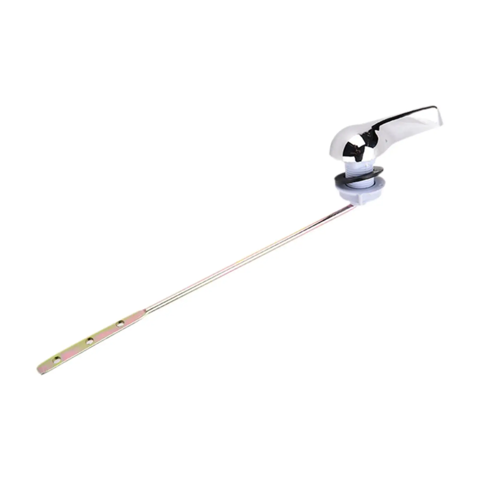 Toilet Flush Lever Replace Parts Single Push Flushing Toilet Tank Handle