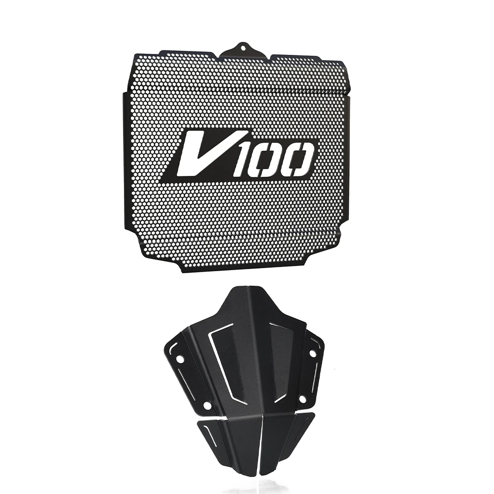 CNC Engine Skidplate Guard Radiator Cylinder Head Guard Protector FOR Moto Guzzi V100 Mandello S Aviazione Navale 2022-2025 2024