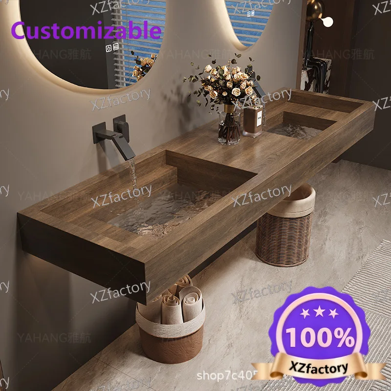 

Factory Direct 2026 Top Rated Slate Transparent Glass Bottom Customizable Wash Table
