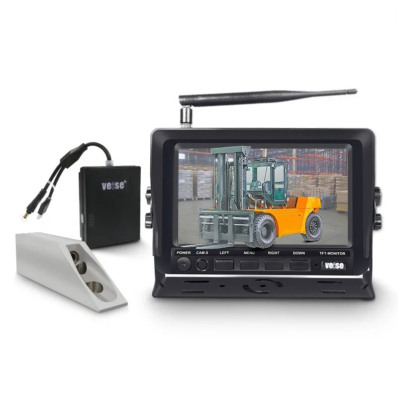 2.4GHz 1080P Stainless Forklift Camera System Forklift Camera Monitor Kits car reversing aid