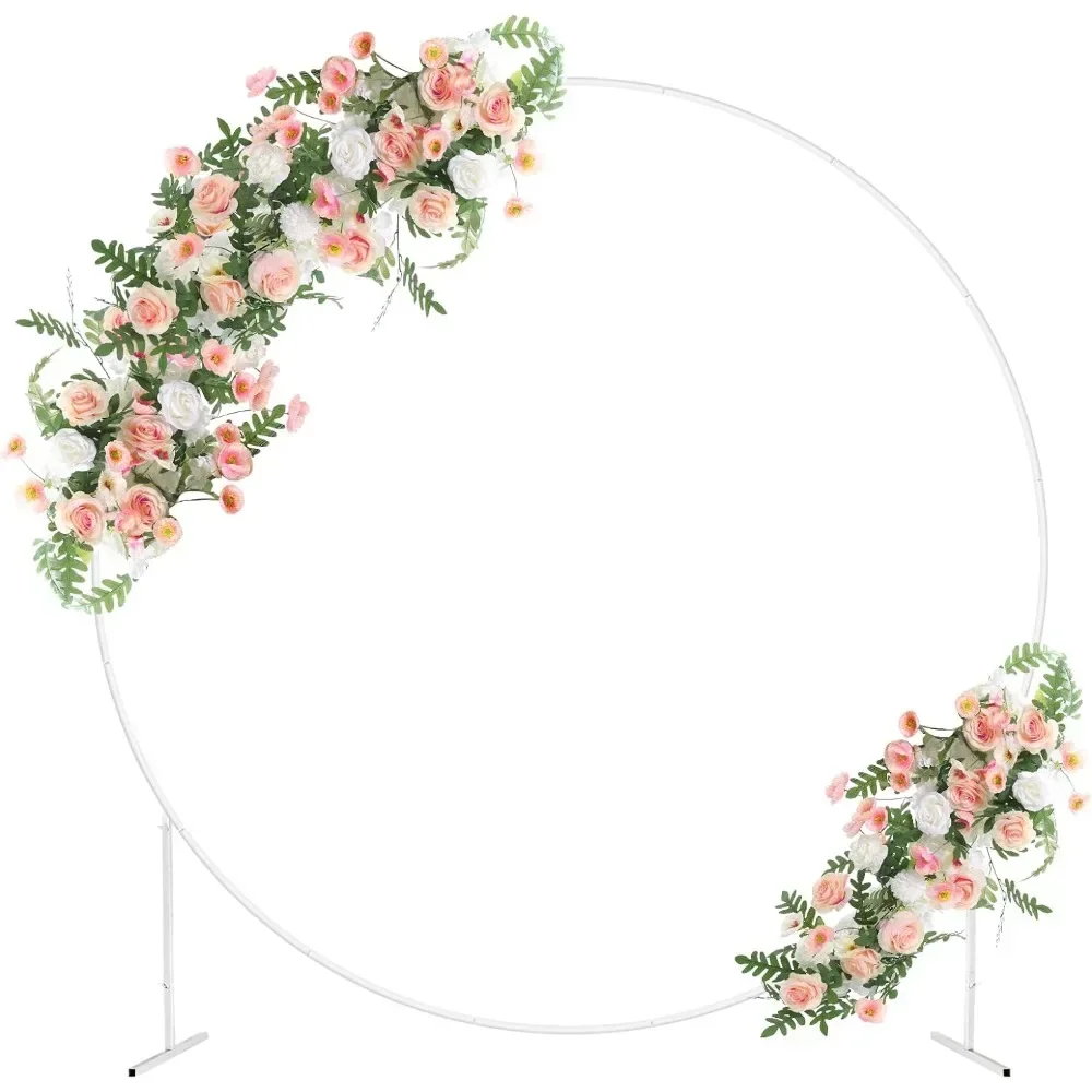 

7.3FT Wedding Arche, Metal Circle Balloon Arches Kit for Party Backdrop Decoration, Baby Shower, Round Wedding Arche