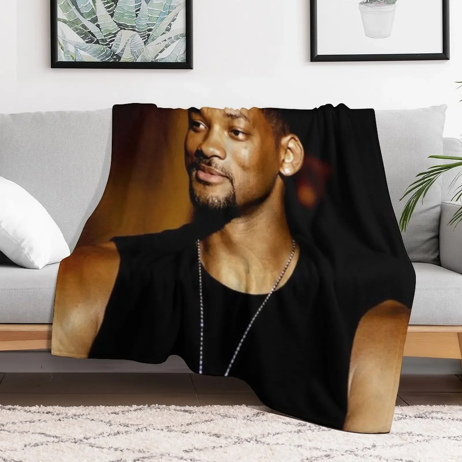 will smith Throw Blanket Breathable Lightweight Blanket for Adults Kids