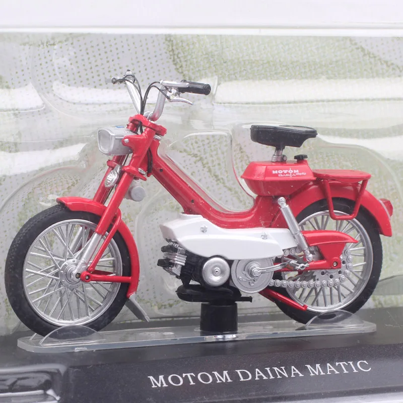 

Модель мопеда Atlas Motom Daina Matic, 50 куб. См, скутер, велосипед, литые и игрушечные автомобили, мотоцикл Mofa, масштаб 1/18