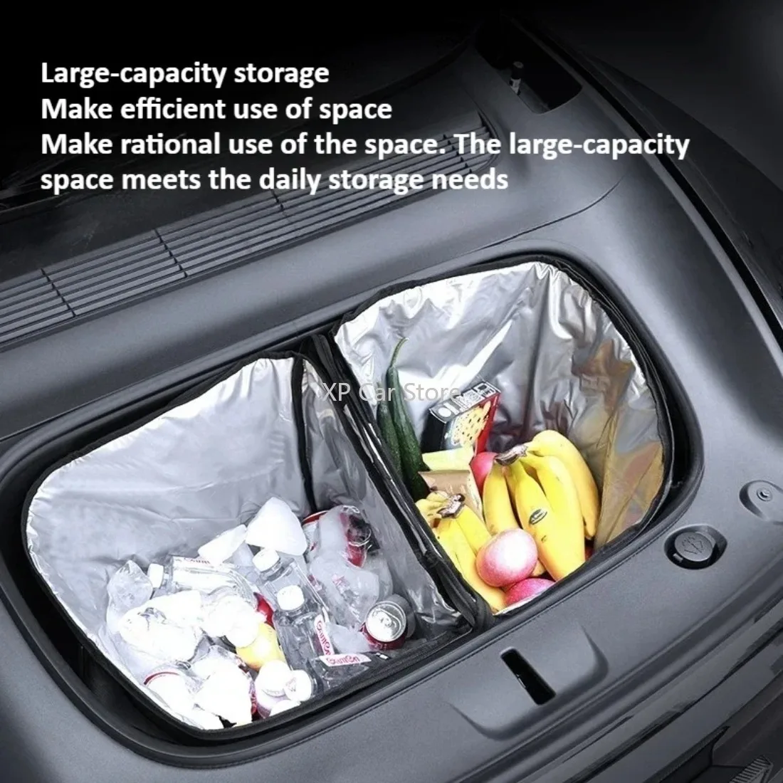 

Сумка-органайзер на передний багажник для Tesla Model Y и Model 3 — водонепроницаемые, термостойкие, портативные пакеты для хранения автомобильных аксессуаров