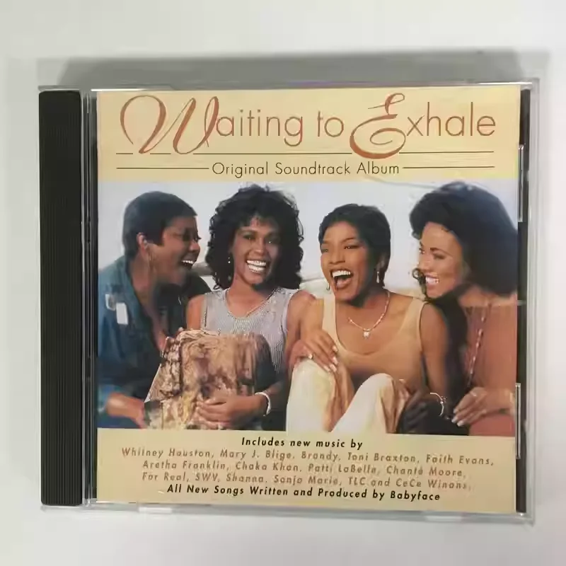 

Classic Pop & R&B Album Whitney Houston Music CD Waiting To Exhale Music Record Original Motion Picture Soundtrack OST Classic