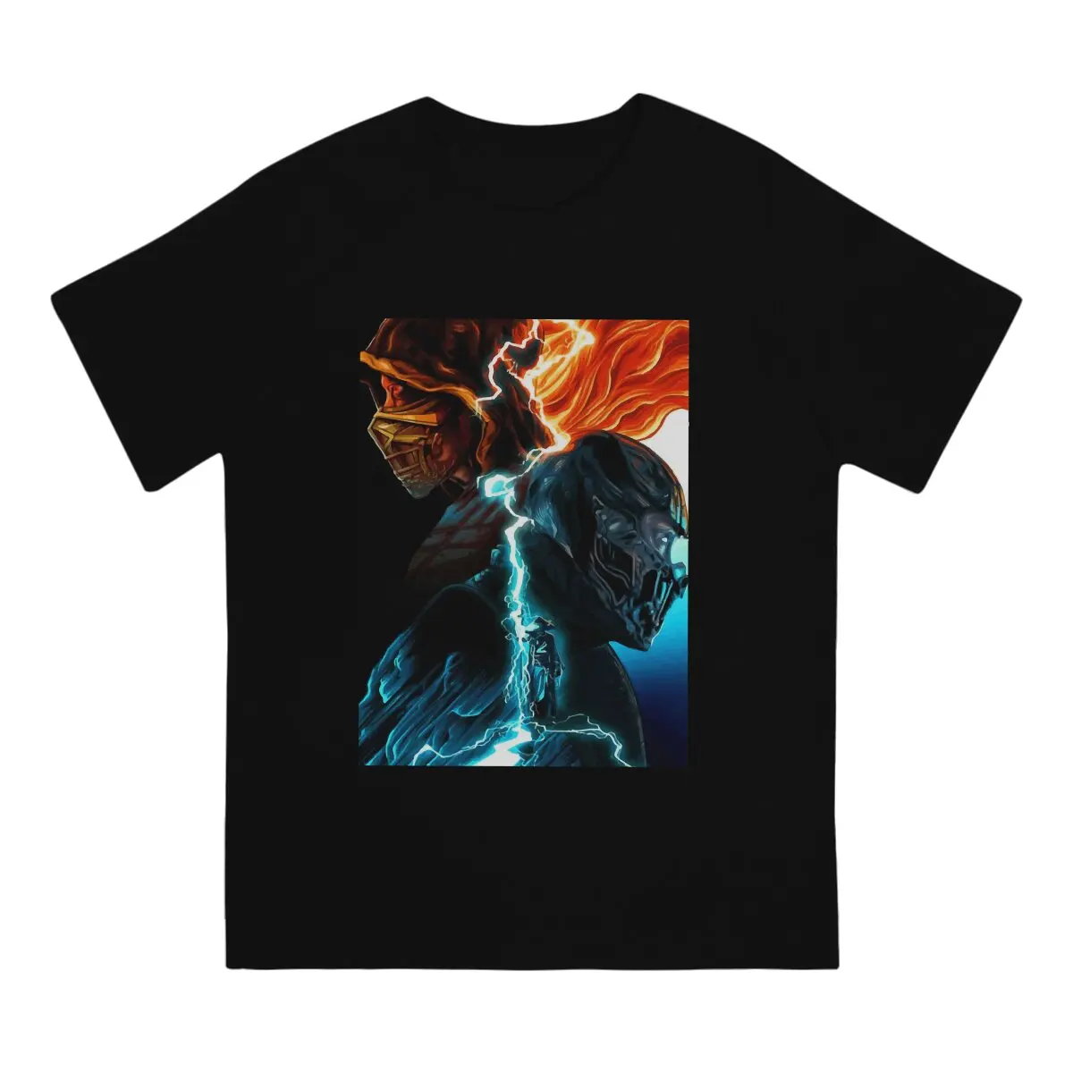 NetherRealm's Fighting Game Man TShirt Mortal Fight Individuality T Shirt Graphic Streetwear New Trend