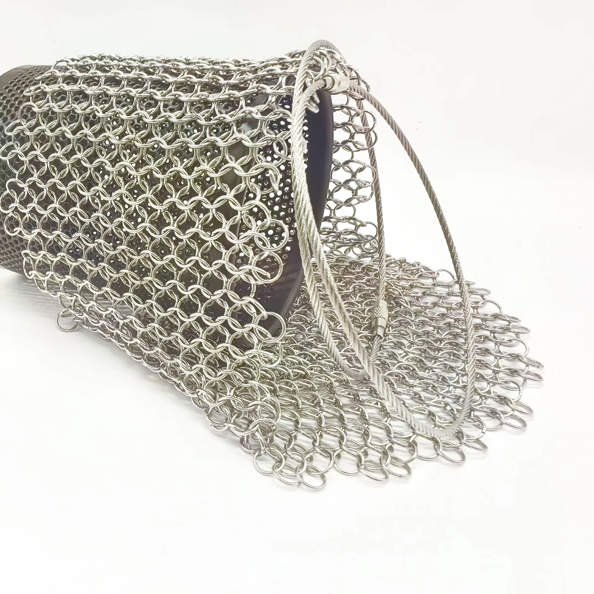 

RC 1/14 JDM-198D Anti-skid Chain Tire Anti-skid Chain is Forklift Loader for Tamiya Off-road Trailer Truck DIY Parts