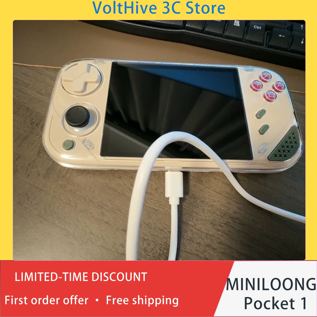 Open Source Retro Game Console 4 Inch - مينيلونج بوكيت 1 وحدة ألعاب محمولة