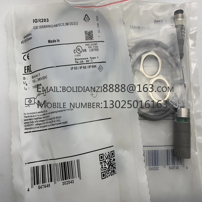 New proximity switch sensor IGR205 IGR206 IGR204 IGR203 One year warranty In stock