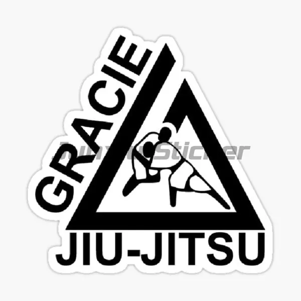 Personality Jiu Jitsu Stickers Vinyl Window Laptop Wall Room Refrigerator Decoration Accsesories Decals Customizable