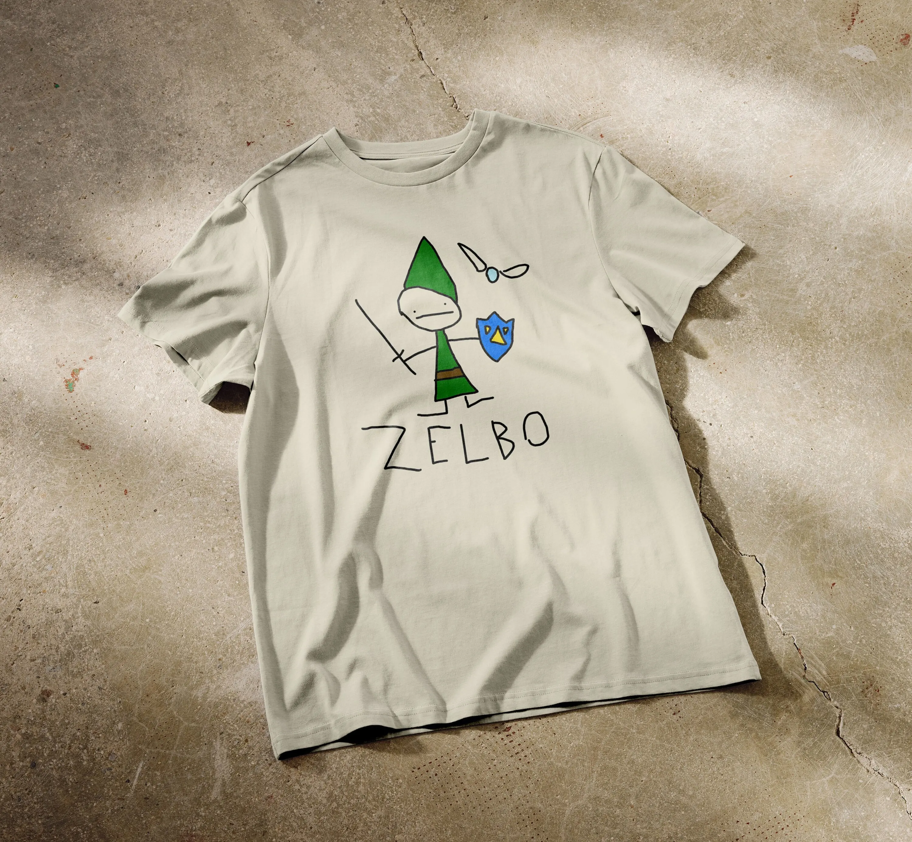 Zelbo T Shirt Funny Shirts That Go Hard Video Game Ironic Very Original Character I Made Up Once Again