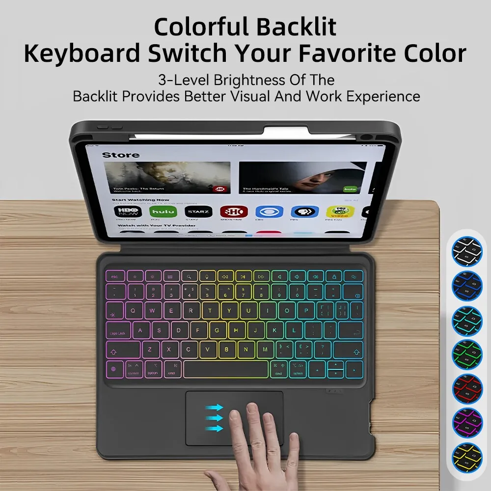 Magic Keyboard Case for HUAWEI Matepad SE 11inch HUAWEI MatePad 11.5 S 2025 Detachable Backlight Keyboard Cover