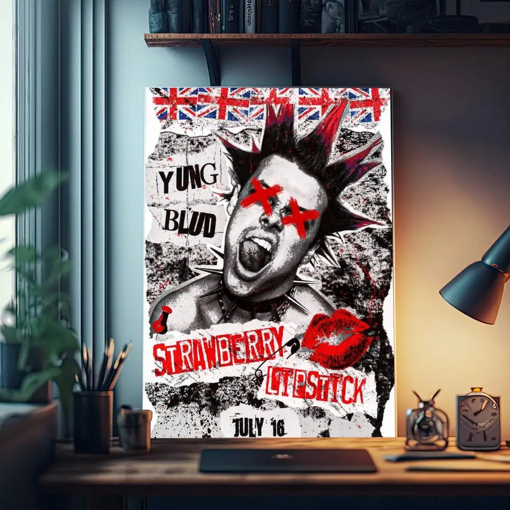 Yungblud New Custom Rock Music Singer Star Good Poster Kraft Paper Prints Home Room Cafe Bar Art Wall Decor Aesthetic Painting